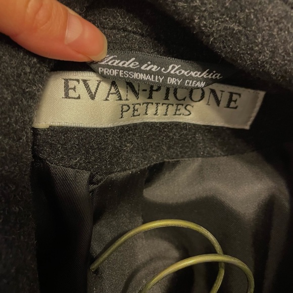 Evan Picone Petites Wool Coat - Picture 5 of 7